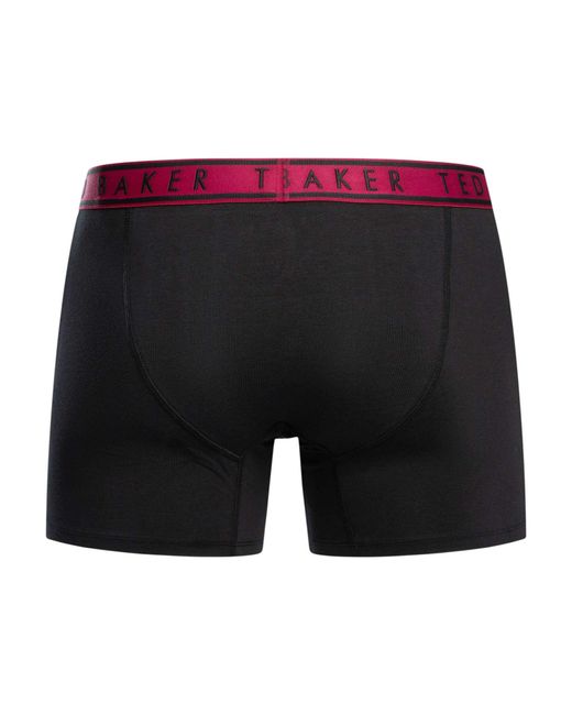 Ted Baker Black 3 Pack Boxer Briefs for men