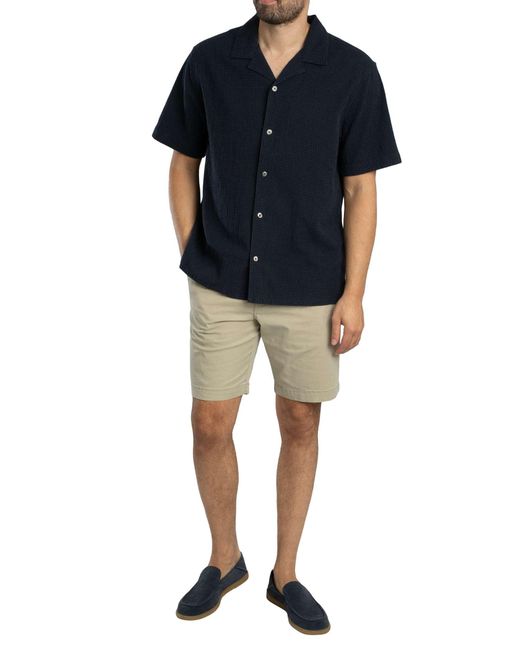 Levi's Black Sunset Short Sleeved Shirt for men