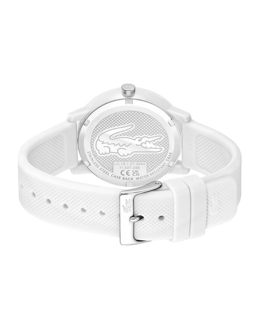 Lacoste 12.12 Croc Watch in White for Men | Lyst