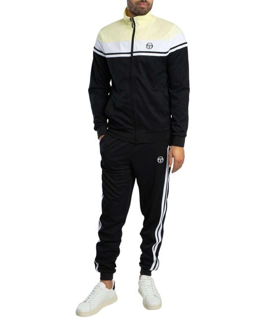 Sergio Tacchini Black Damarindo Track Suit for men