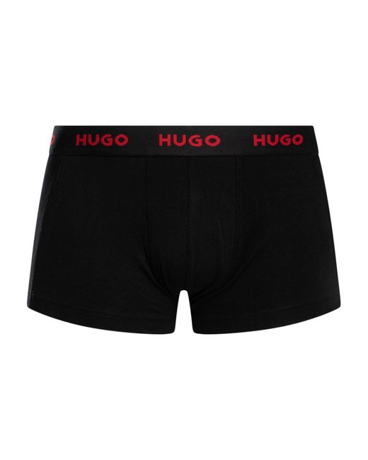 HUGO Black 3 Pack Trunks for men