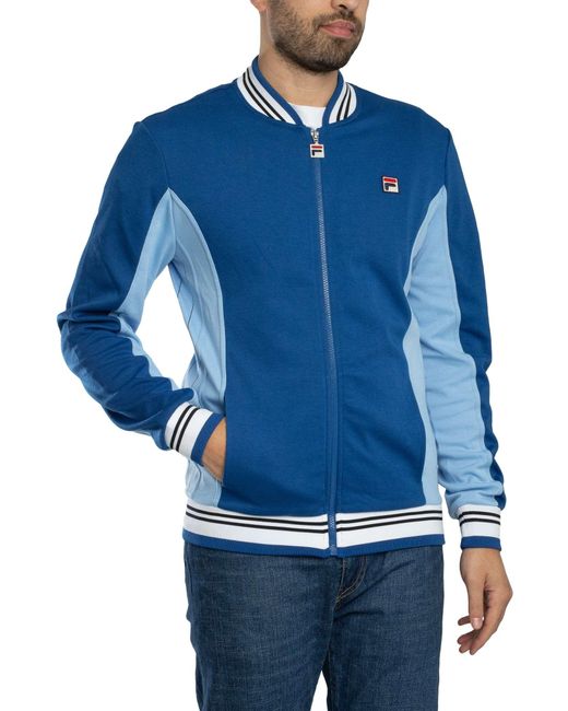 Fila Blue Settanta Baseball Track Jacket for men