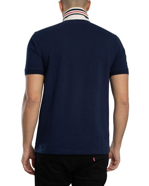 Fila Blue Achille Heritage Tape Basic Polo Shirt for men