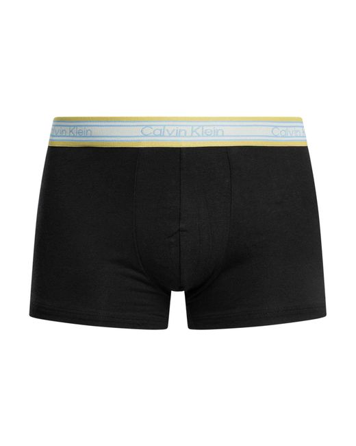 Calvin Klein Gray 3 Pack Icon Cotton Trunks for men