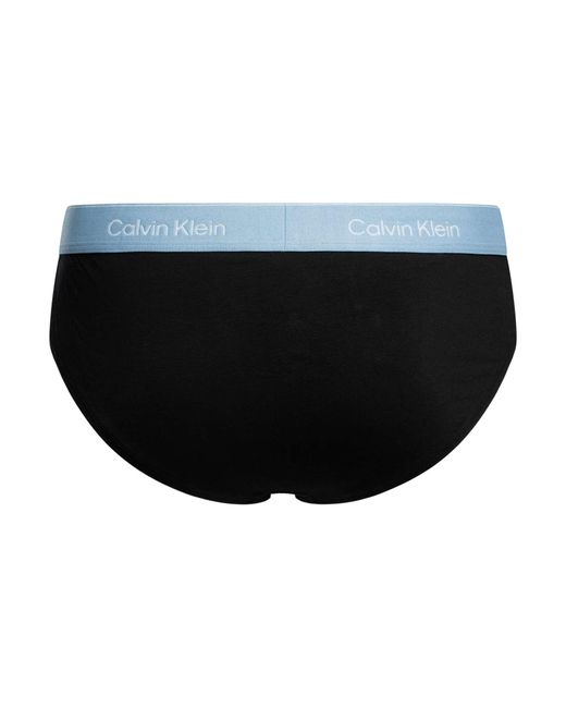 Calvin Klein Black 3 Pack Icon Hip Briefs for men