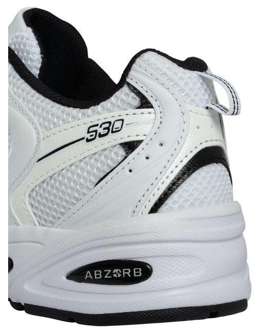 New Balance White 530 for men