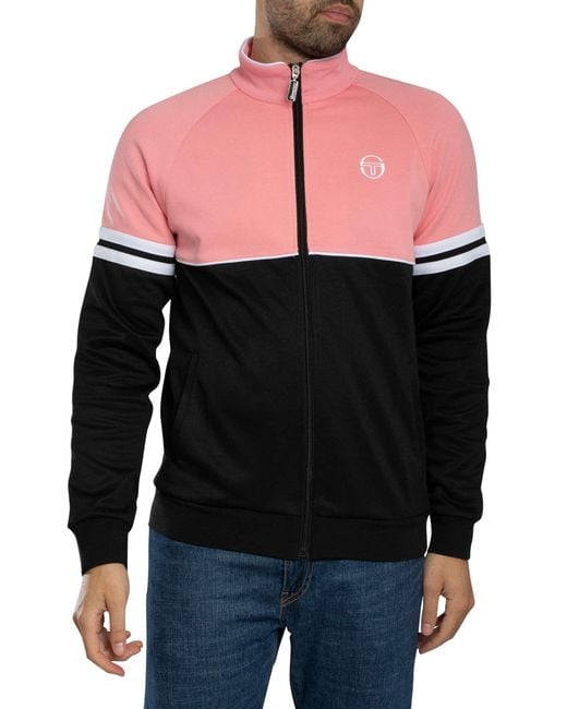 Sergio Tacchini Black Orion Track Jacket for men