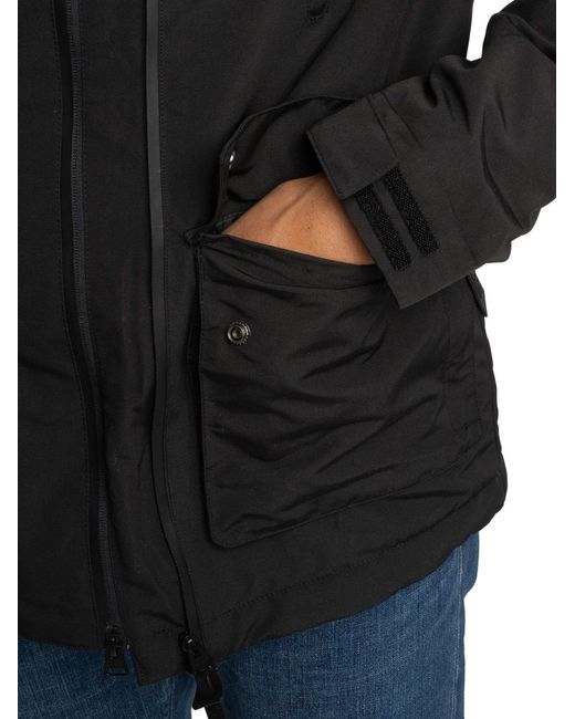 Superdry Black Ultimate Emb Windbreaker Jacket for men
