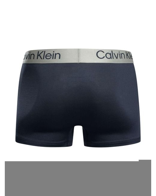 Calvin Klein Multicolor 3 Pack Brushed Microfiber Trunks for men