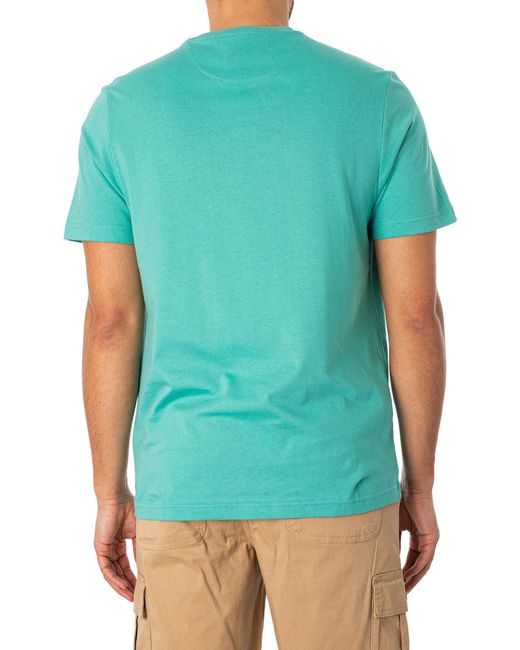 Farah Green Eddie T-shirt for men