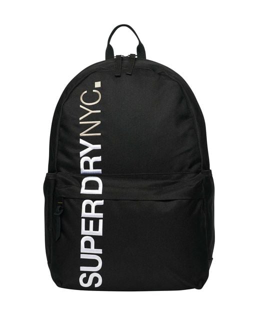 Superdry Black Nyc 18l Montana Backpack for men