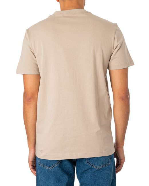 Calvin Klein Blue Monologo Regular T-shirt for men