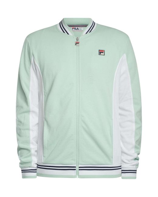 Fila Green Settanta Baseball Track Jacket for men