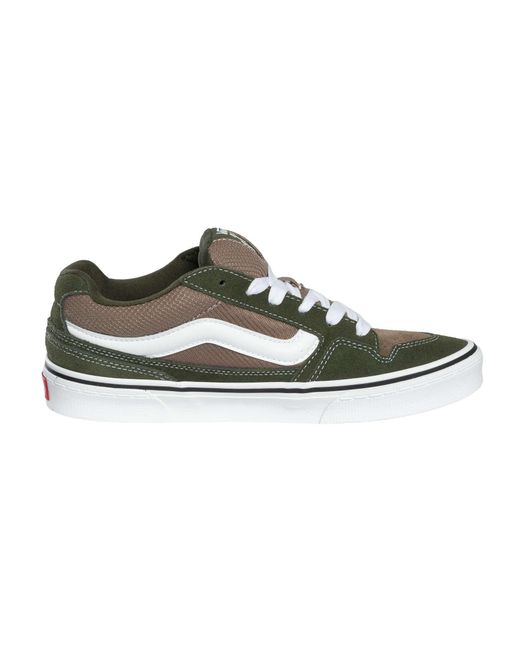Vans Green Caldrone Suede Trainers for men