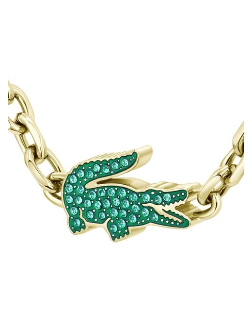Lacoste Metallic Arthor Chain Necklace for men