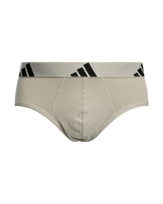 Adidas Black 3 Pack Active Flex Cotton Briefs for men