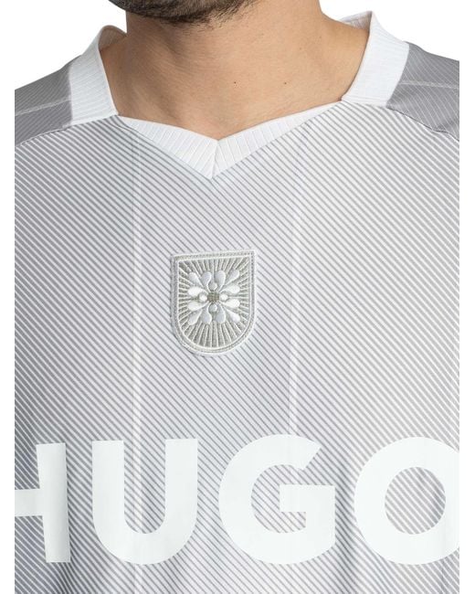 HUGO Gray Dwild T-shirt for men