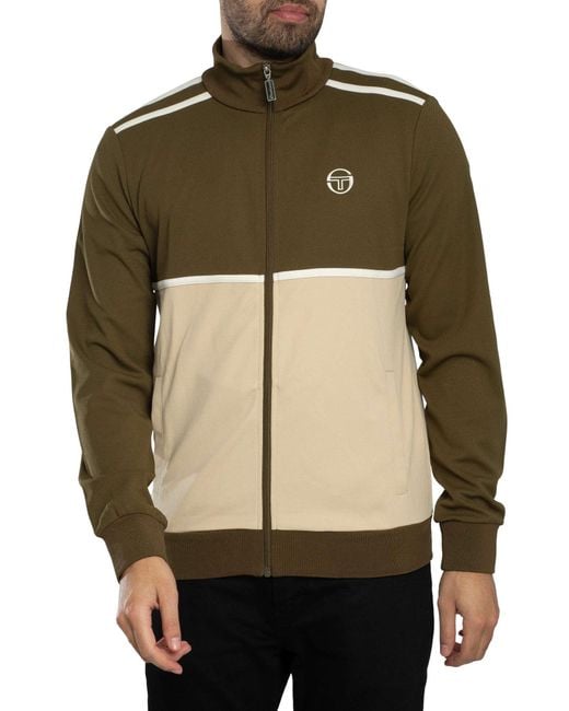 Sergio Tacchini Green Locchi Track Jacket for men