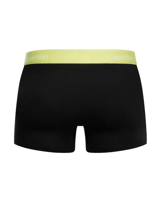 Calvin Klein Black 5 Pack Relaxed Fit Trunks for men