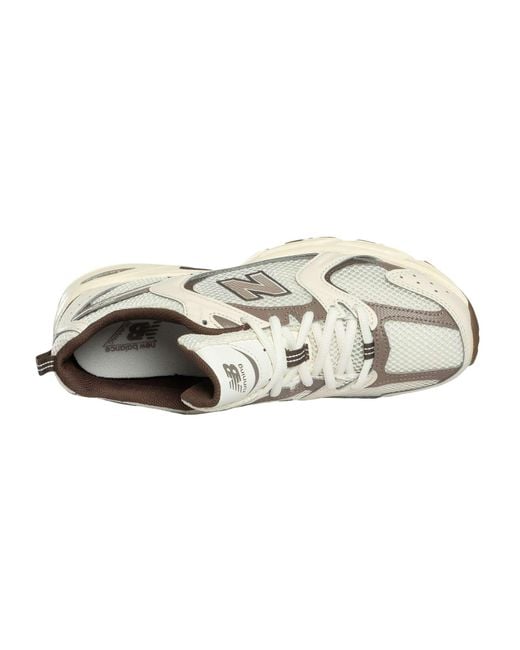 New Balance White 530 Mesh Trainers for men