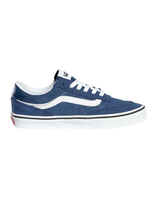 Vans Blue Brooklyn Suede Trainers for men