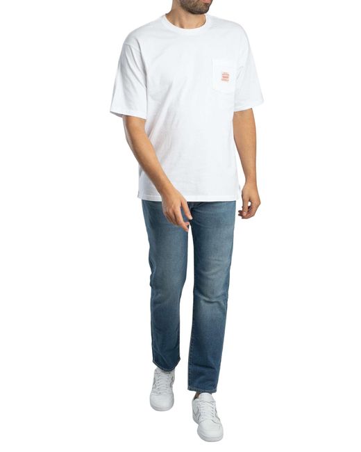 Levi's Blue 502 Taper Jeans for men