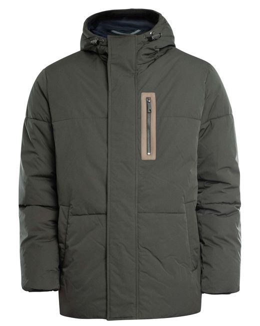 Ted Baker Gray Kinmont Puffer Jacket for men