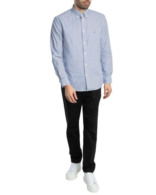 Tommy Hilfiger Black Harlem Relaxed Tapered Chinos for men