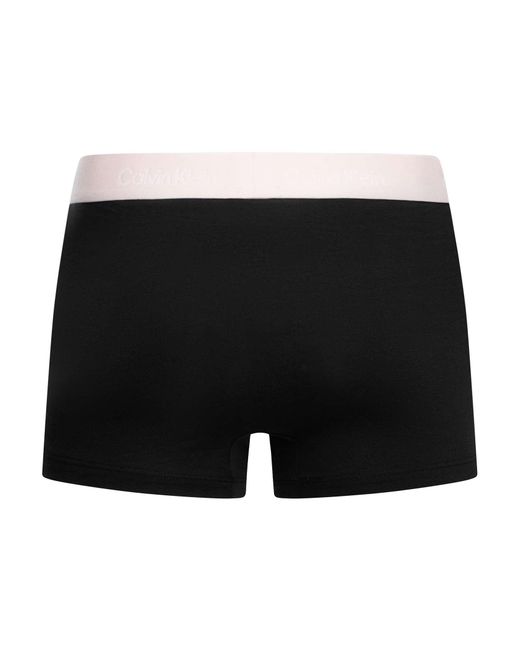 Calvin Klein Black 3 Pack Relaxed Fit Trunks for men