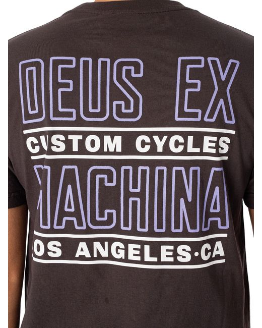 Deus Ex Machina Black Beam T-shirt for men