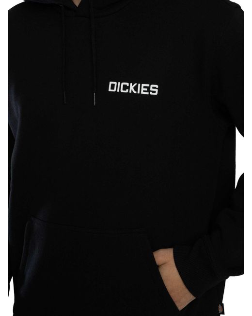 Dickies Black Payson Back Graphic Pullover Hoodie for men