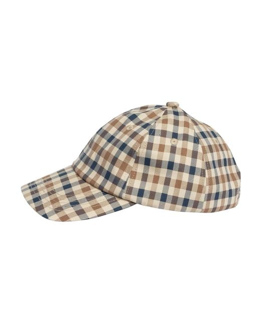 Aquascutum White Active Iconic Baseball Cap for men