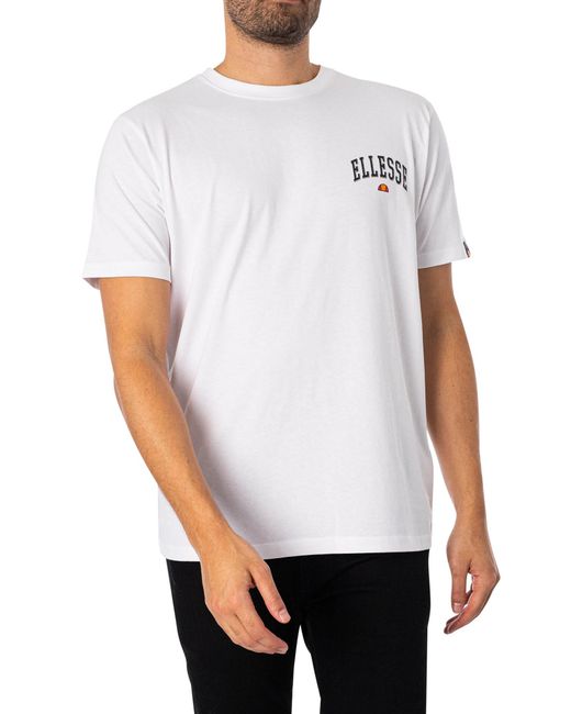 Ellesse White Harvardo T-shirt for men