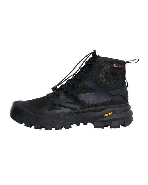 Palladium Pallarider Cuff Wpa Boots in Black for Men Lyst UK