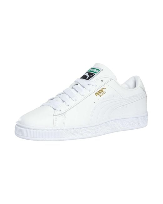 PUMA White Basket Classic Xxl Trainers for men