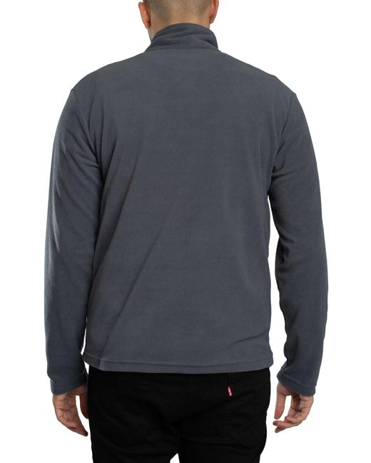 Regatta Blue Thompson Fleece Zip Sweatshirt for men
