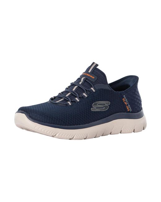 Skechers Blue Summits High Range Wide Fit Trainers for men