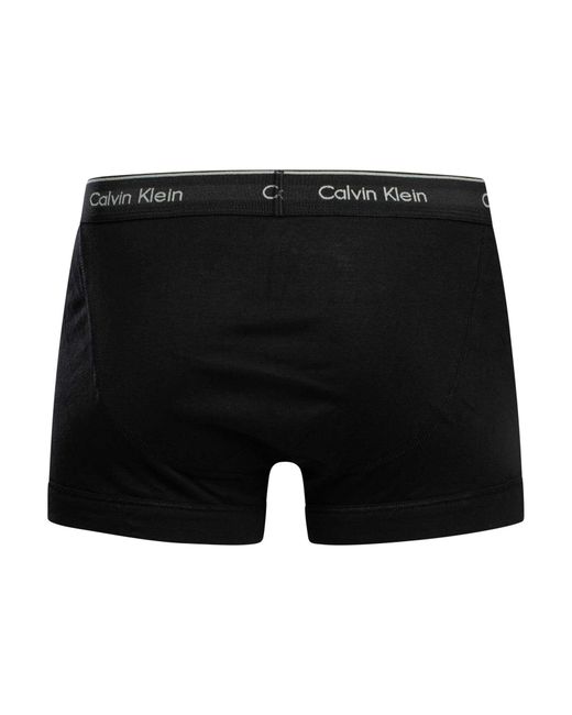 Calvin Klein Black 5 Pack Trunks for men
