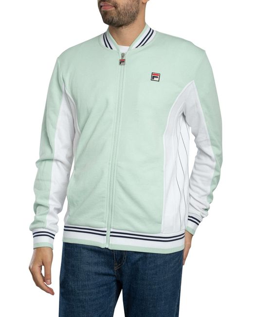 Fila Green Settanta Baseball Track Jacket for men