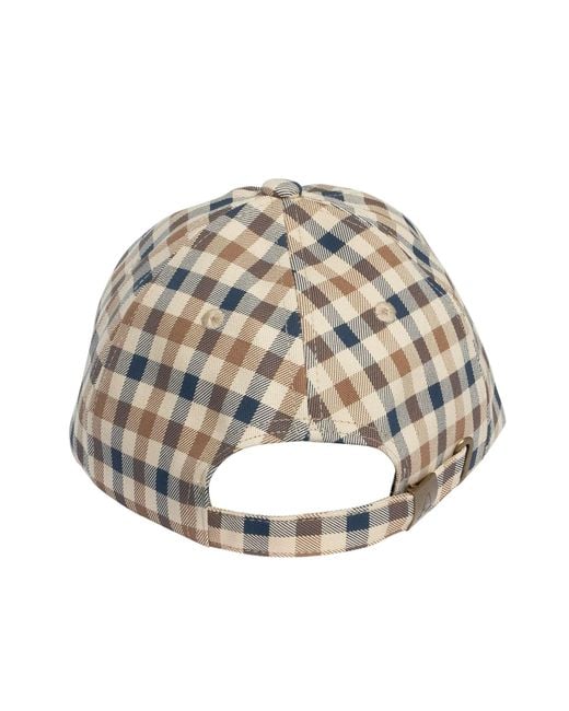 Aquascutum White Active Iconic Baseball Cap for men