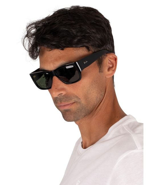 Ray-Ban Nomad Legend Gold Sunglasses in Black for Men | Lyst