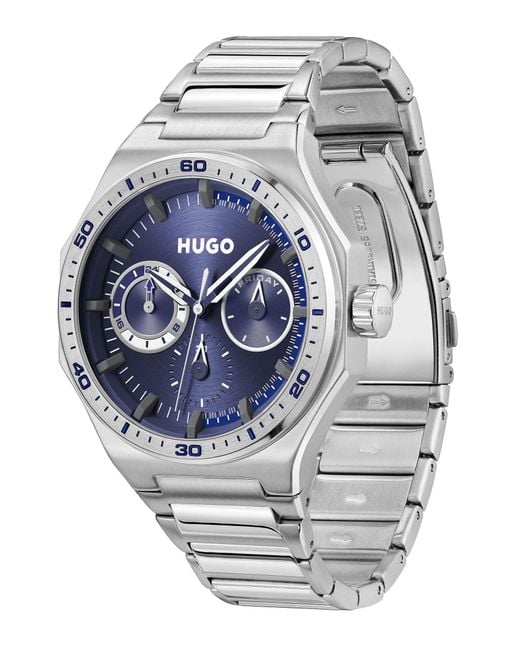 HUGO Gray Grail Sport Multi Dial Bracelet Watch for men