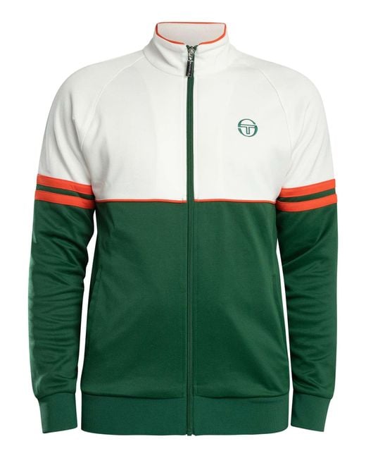 Sergio Tacchini Green Orion Track Jacket for men