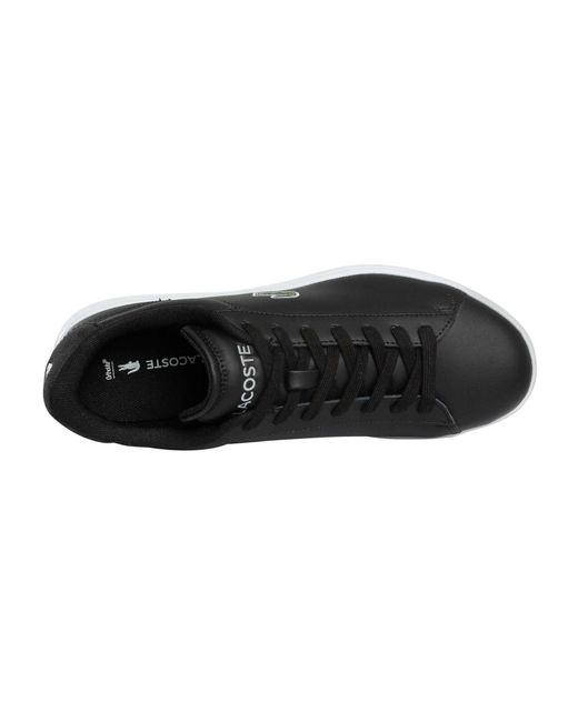 Lacoste Black Carnaby Set 224 1 Sma Leather Trainers for men