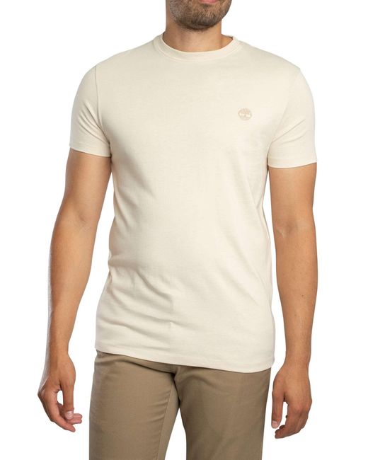Timberland White Dunstan River Slim T-shirt for men