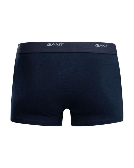 Gant Blue 3 Pack Core Trunks for men