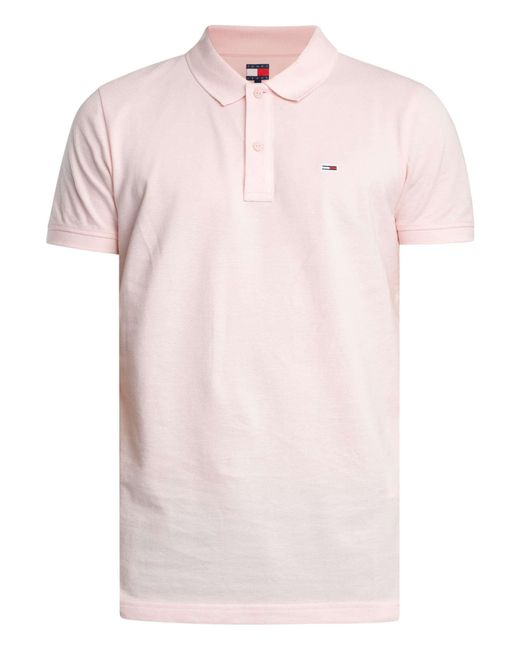Tommy Hilfiger White Slim Placket Polo Shirt for men