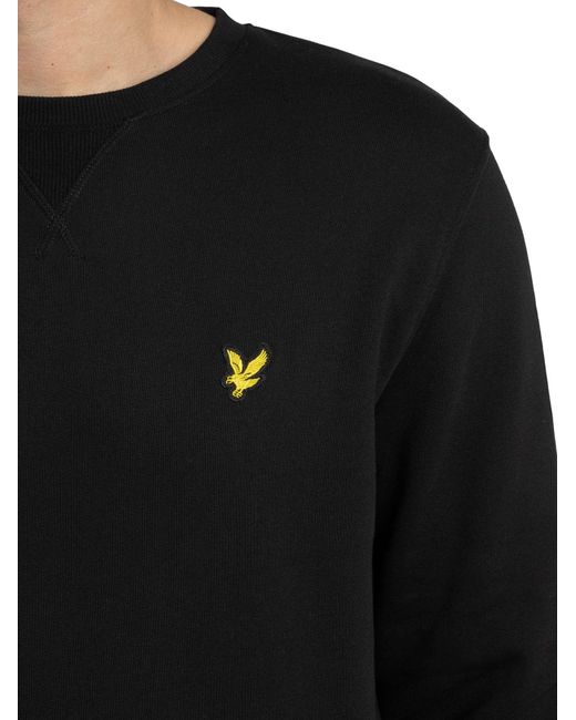 Lyle & Scott Black Logo Sweatshirt for men