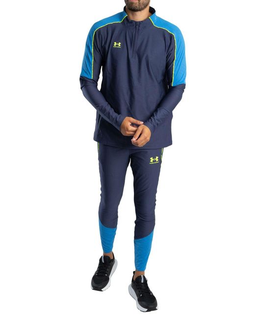Under Armour Blue Challenger Pro Track Jacket for men