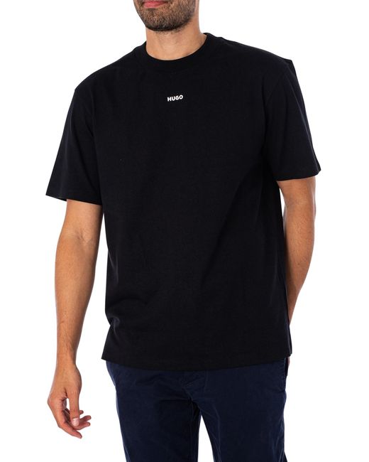 HUGO Black Dapolino T-shirt for men